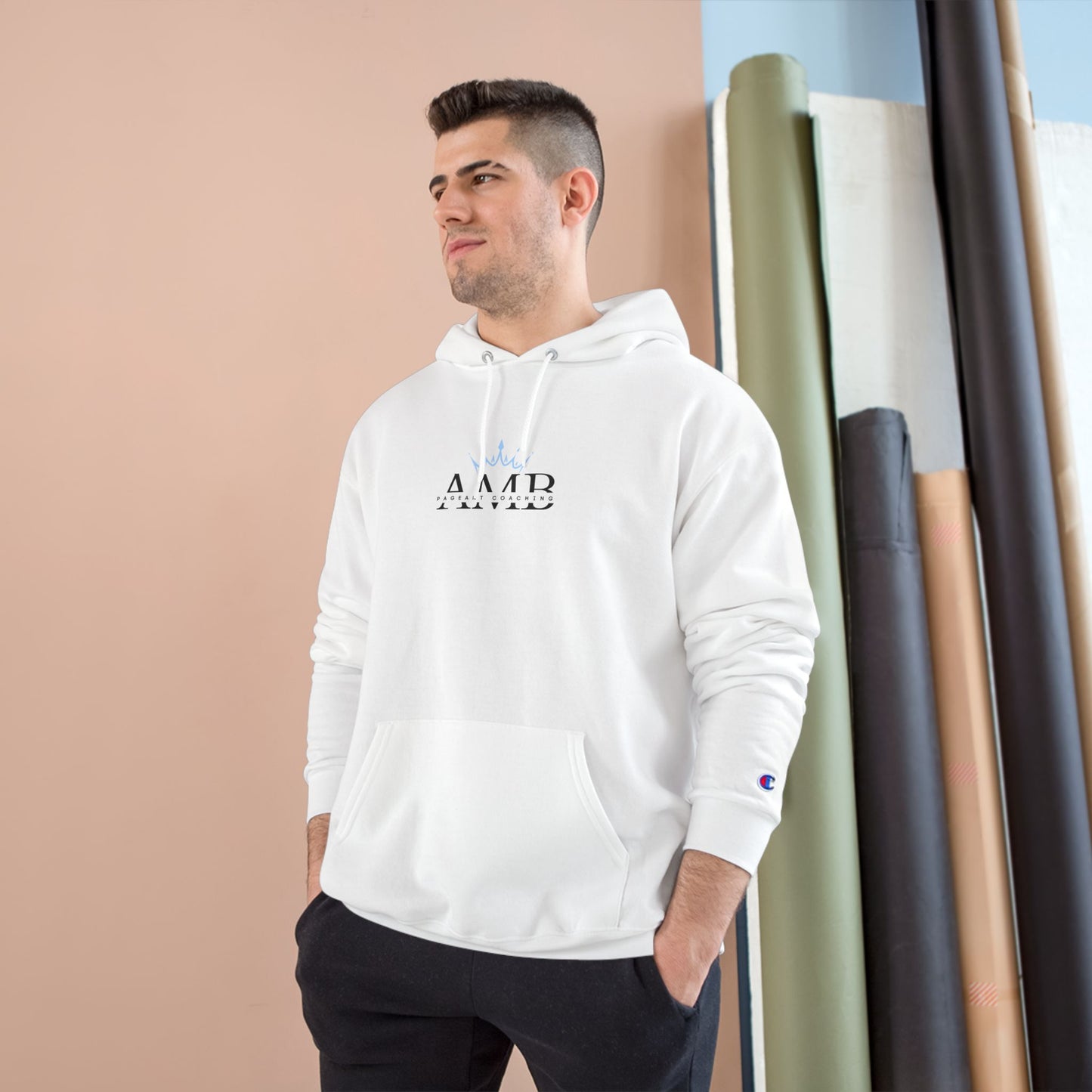 Custom AMB Champion Hoodie | Cozy Unisex Pullover for Casual Style