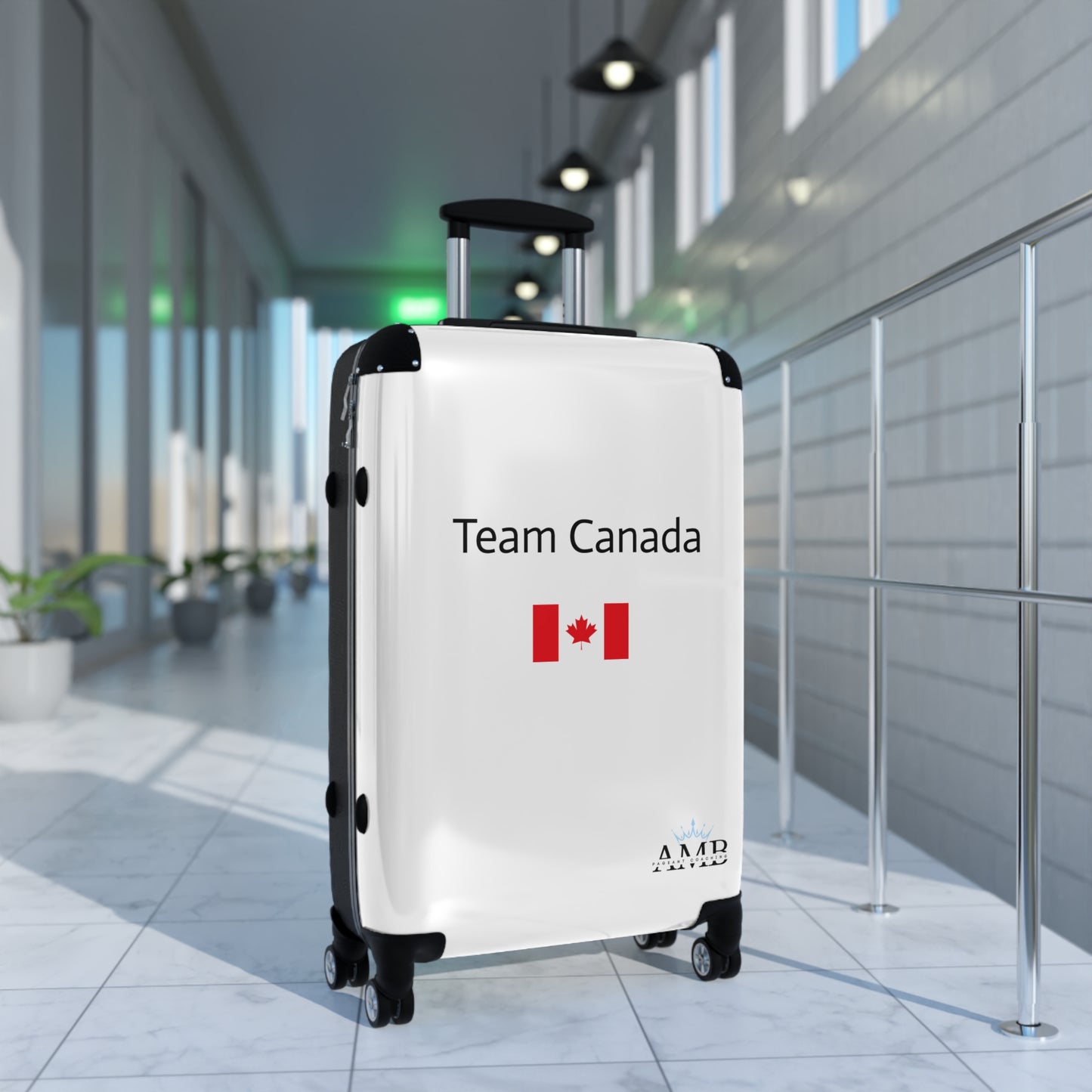 Custom Canadian Pride Suitcase X AMB COACHING