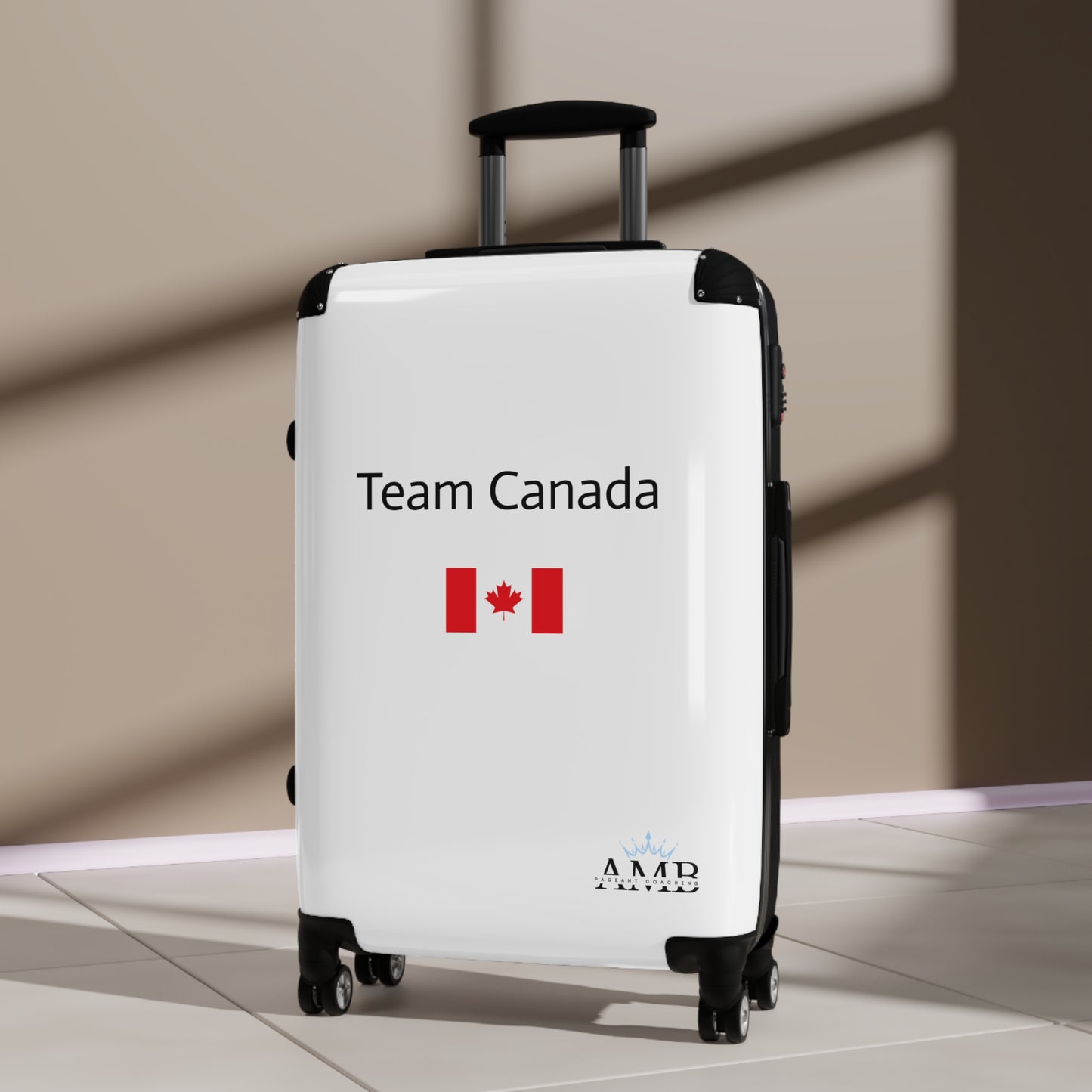 Custom Canadian Pride Suitcase X AMB COACHING